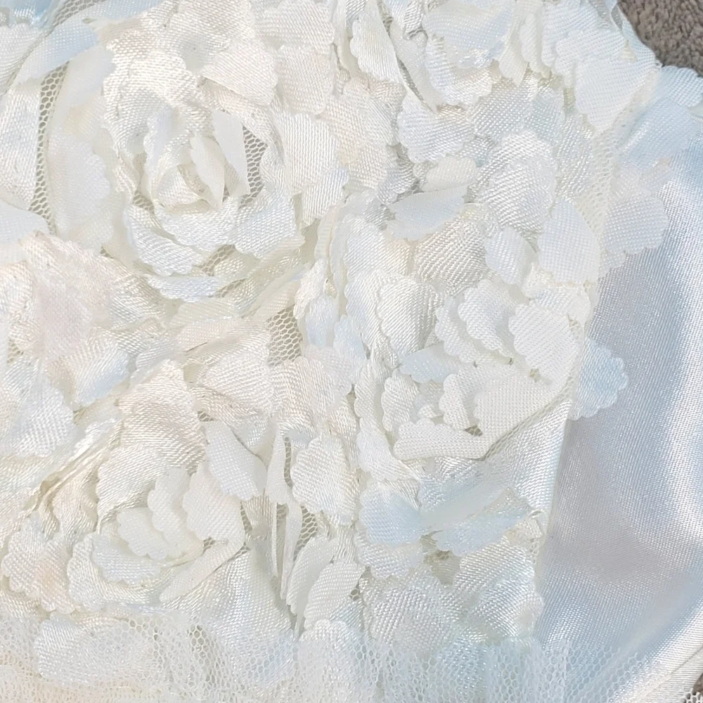 Flora Nikrooz white babydoll nightie *one piece only* NWT - Picture 6 of 15